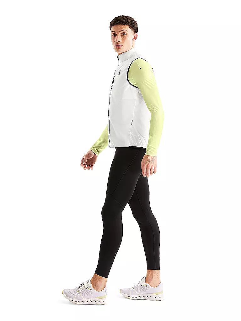 ON | Herren Laufweste Weather Vest | Blanc
