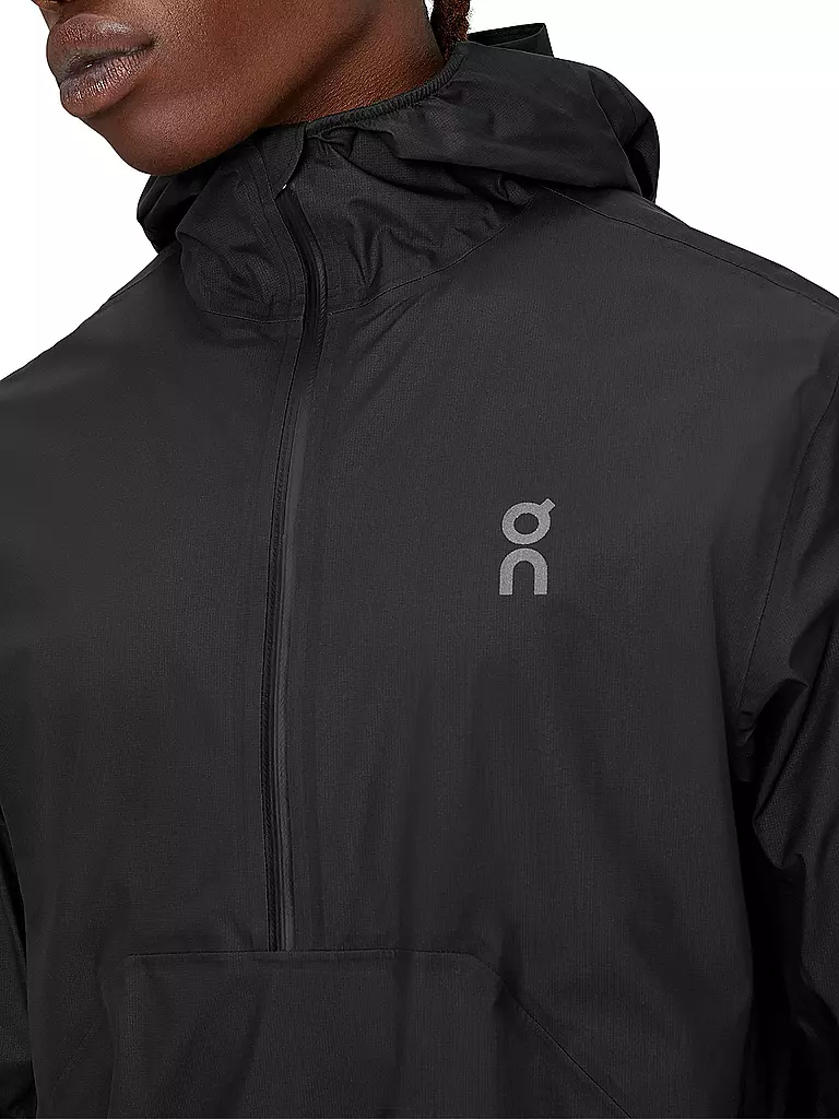 ON | Herren Wanderjacke Anorak Waterproof Hoodie | Noir