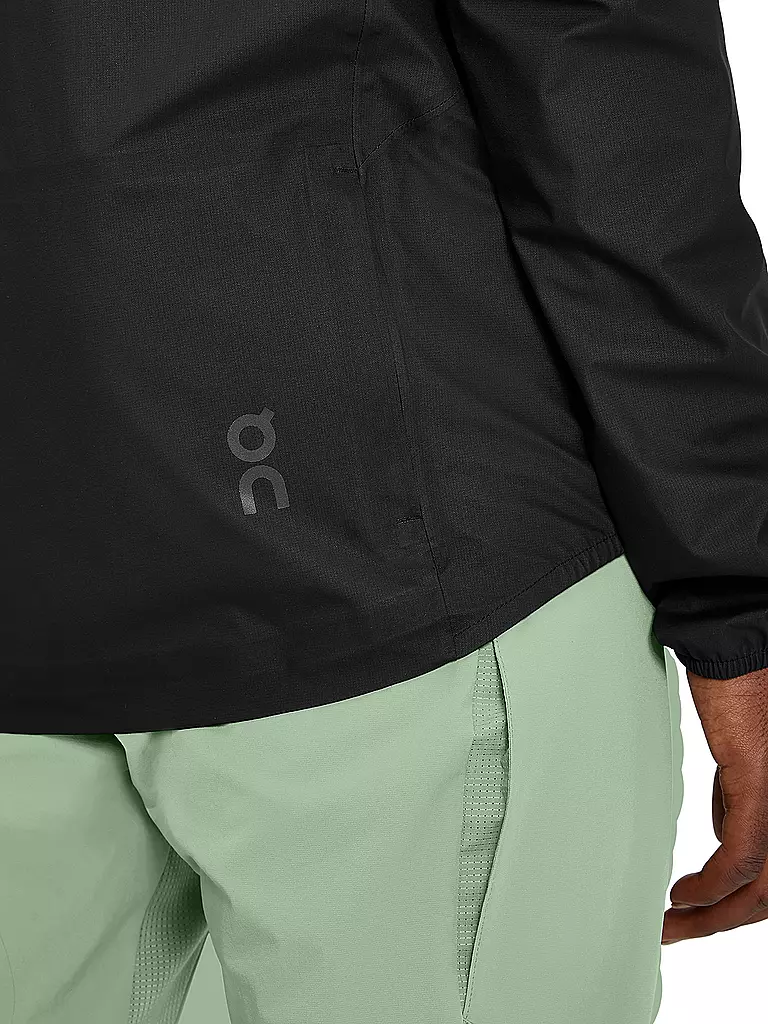 ON | Herren Wanderjacke Anorak Waterproof Hoodie | Noir