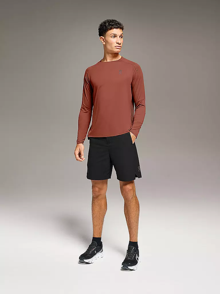 ON | Short de course 2en1 Performance Hybrid pour homme | Noir