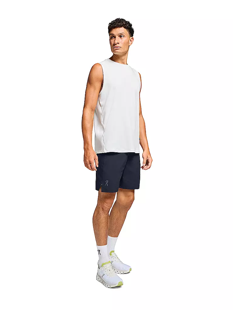 ON | Short de course 2en1 Performance Hybrid pour homme | Bleu foncé