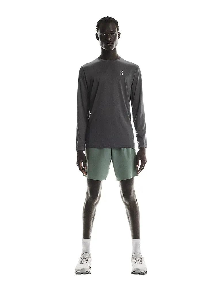 ON | Short de course 7" Performance homme | Olive
