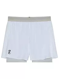ON | Short de course Performance 2/1 pour hommes | Blanc