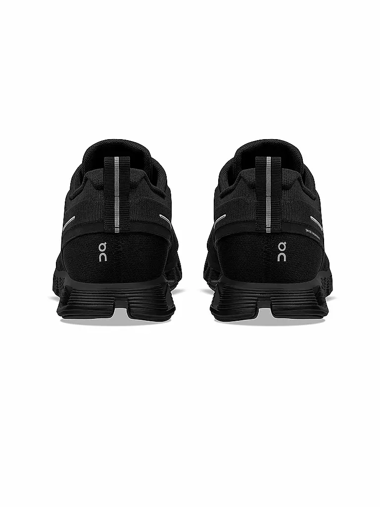 ON | Sneaker Cloud 5 Waterproof ALL BLACK pour femmes |