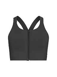 ON | Soutien-gorge de sport pour femmes Endruance High Support avec fermeture éclair | Gris