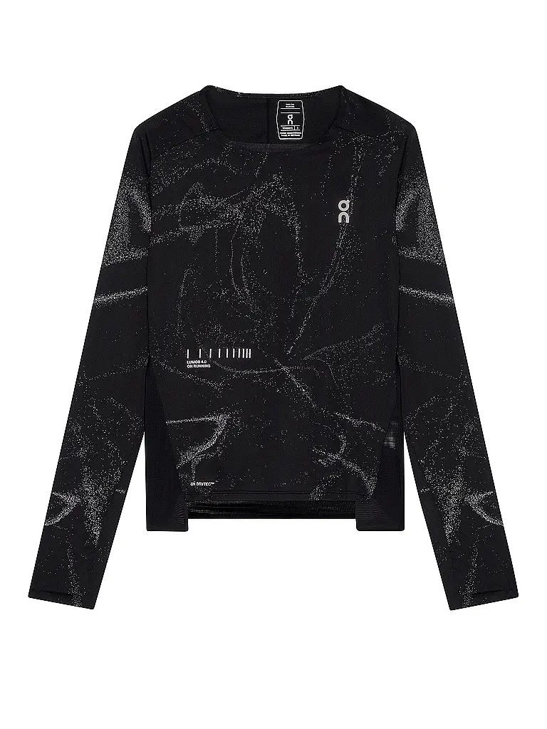 ON | T-shirt de course à manches longues Performance Lumos pour femmes | Noir