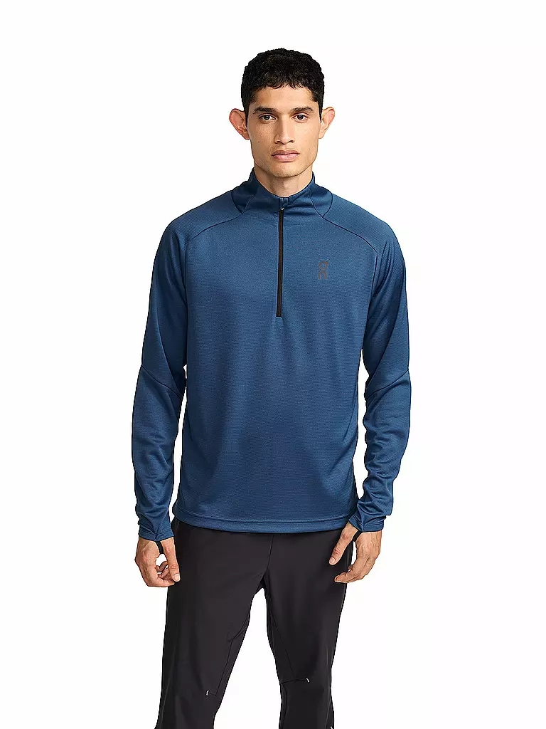 ON | T-shirt de course Climate pour hommes | Bleu