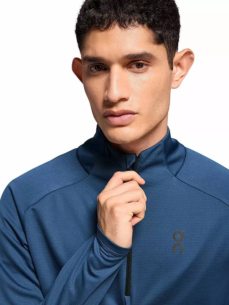 ON | T-shirt de course Climate pour hommes | Bleu