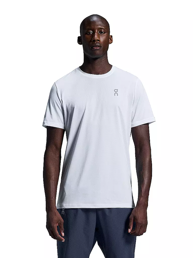 ON | T-shirt de course Core-T pour hommes | Blanc
