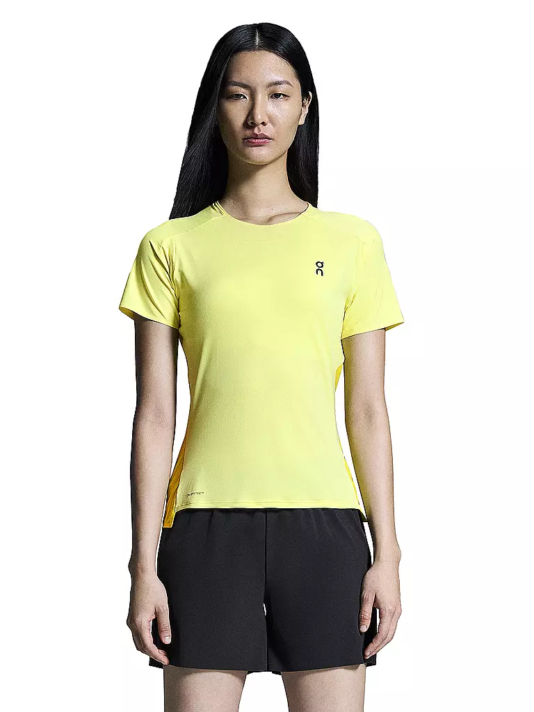 ON | T-shirt de course Performance pour femmes | Jaune