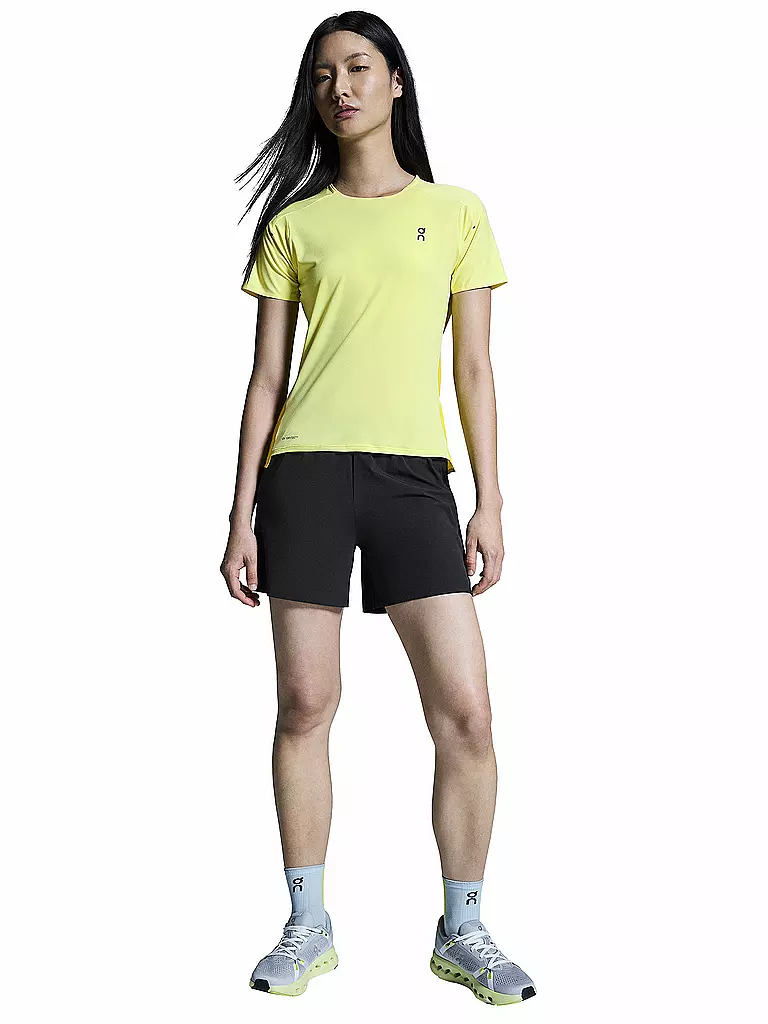 ON | T-shirt de course Performance pour femmes | Jaune