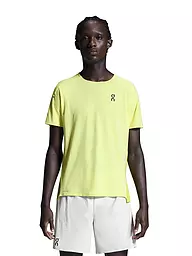ON | T-shirt de course Performance pour homme | Jaune