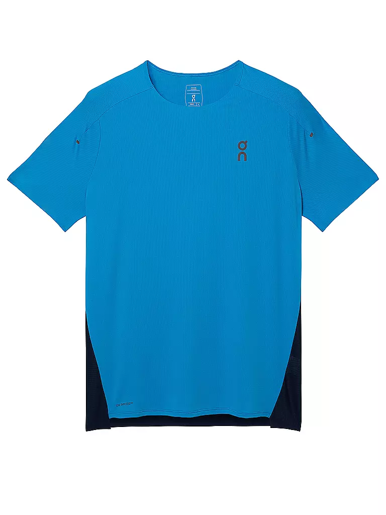 ON | T-shirt de course Performance pour homme | Bleu