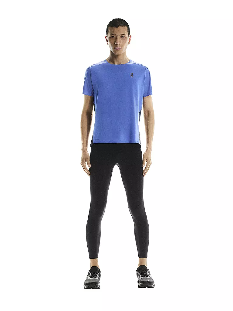 ON | T-shirt de course Performance pour homme | Bleu foncé