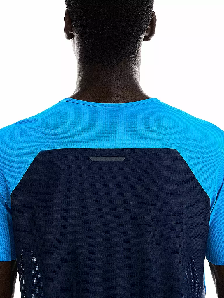 ON | T-shirt de course Performance pour homme | Bleu