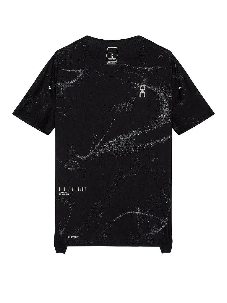 ON | T-shirt de course Performance-T Lumos pour hommes | Noir