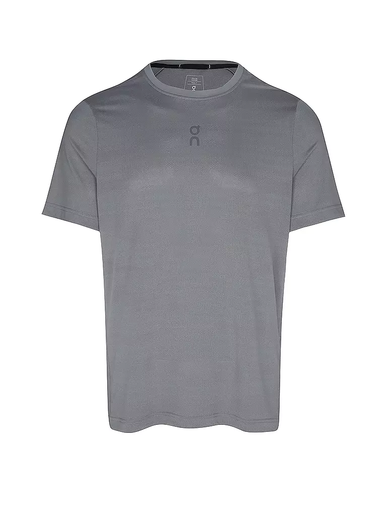 ON | T-shirt de course Trail-T pour hommes | Gris