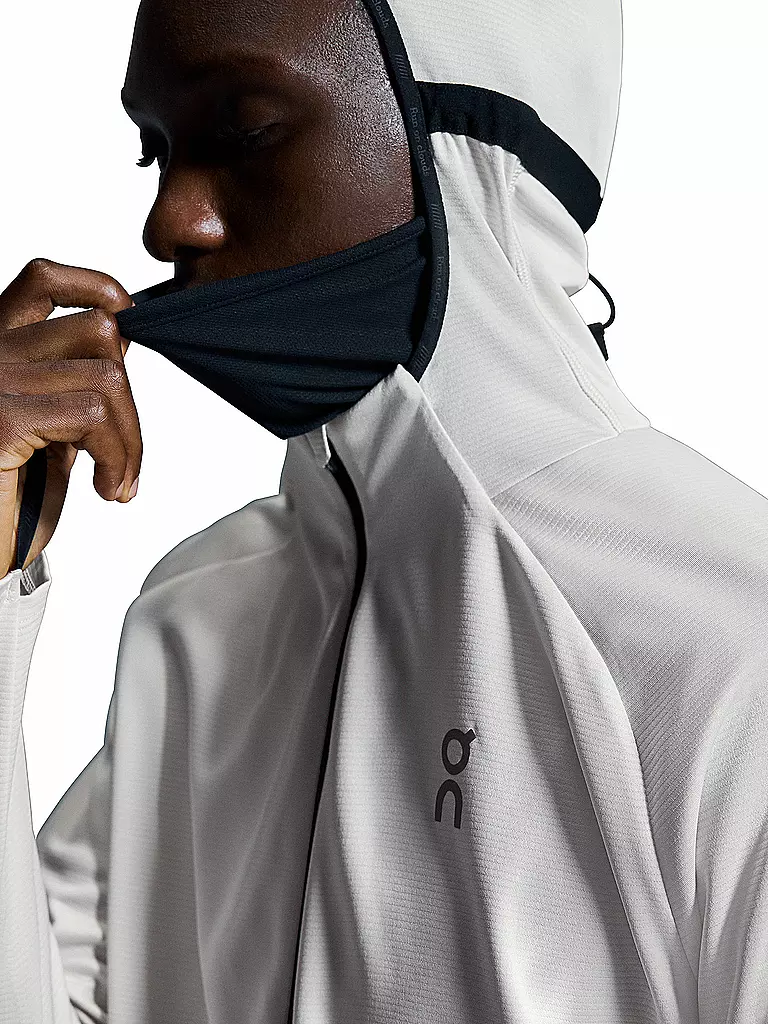 ON | Veste de course à capuche zippée Climate pour hommes |