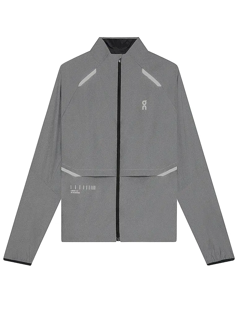 ON | Veste de course pour femmes Weather Lumos | Gris