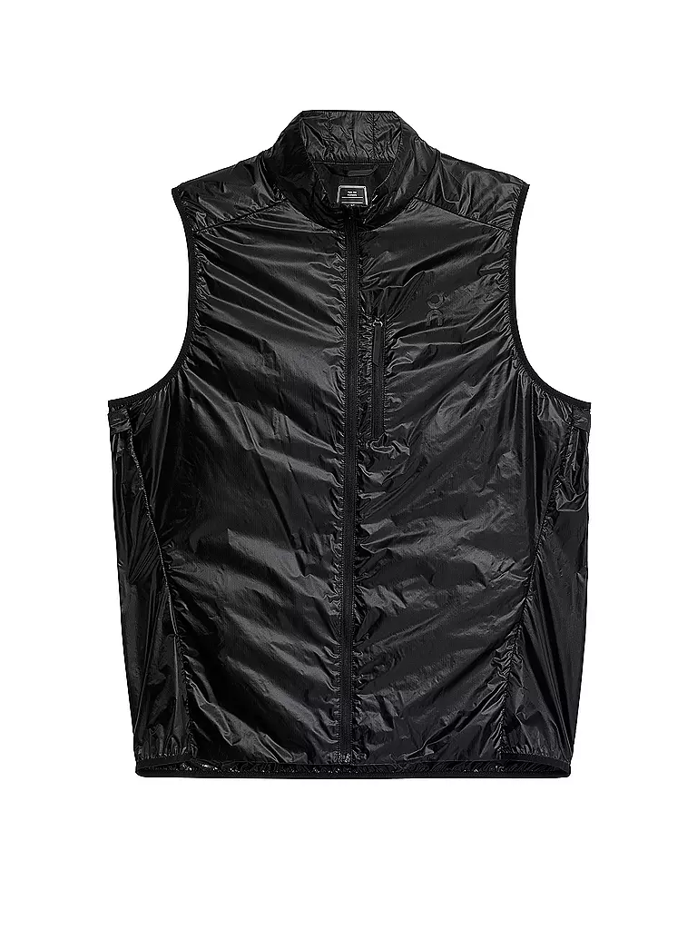 ON | Veste de course pour homme Weather Vest | Noir