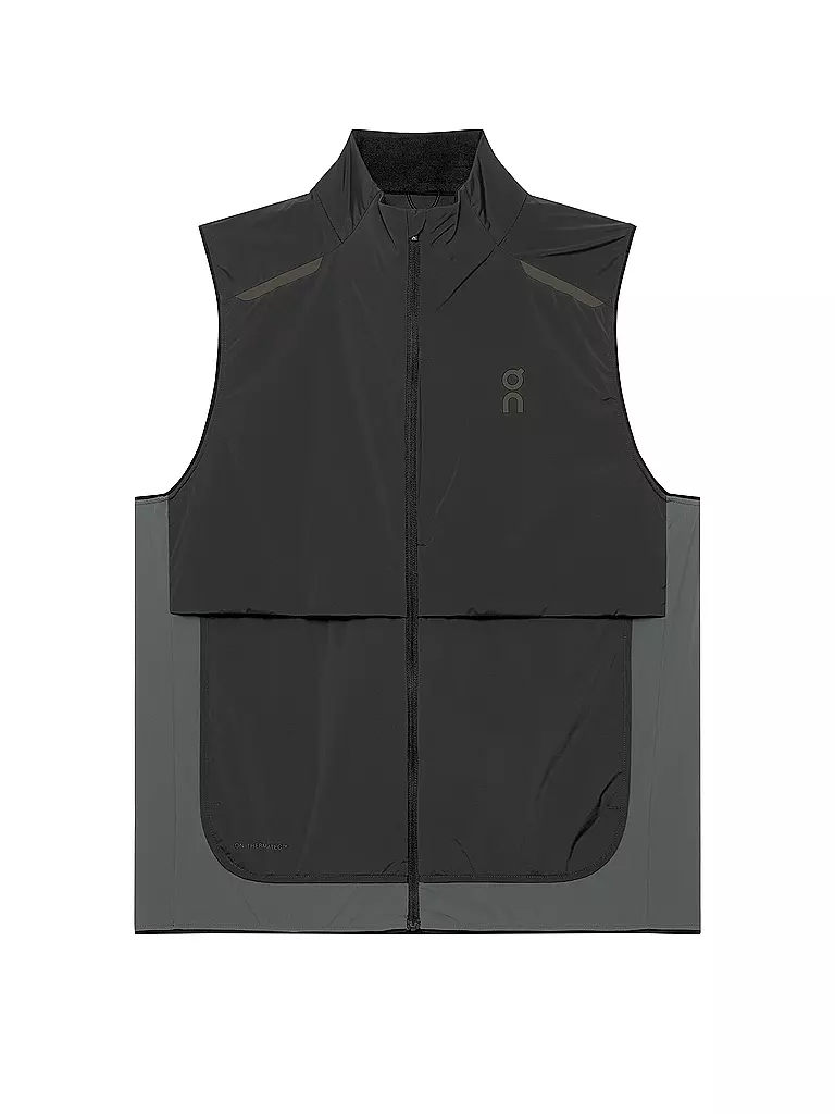 ON | Veste de course pour homme Weather Vest | Noir