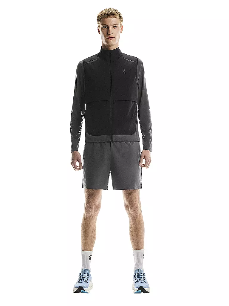 ON | Veste de course pour homme Weather Vest | Noir
