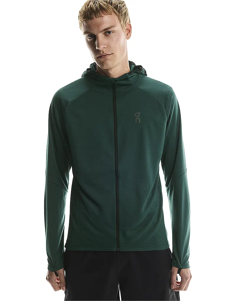 ON | Veste de course zippée à capuche Climate pour hommes |