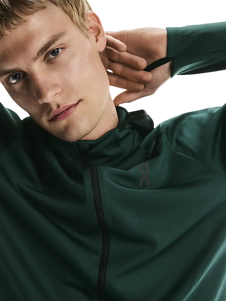 ON | Veste de course zippée à capuche Climate pour hommes |