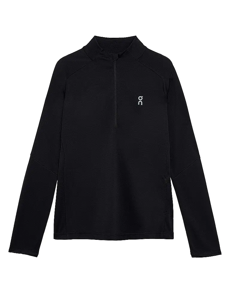 ON | Zipshirt fonctionnel Climate pour femmes | Noir
