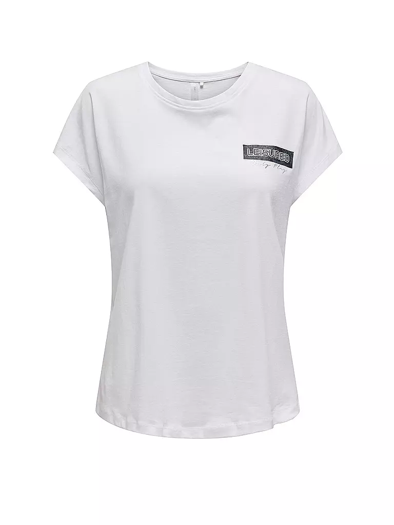 ONLY PLAY | Damen Fitnessshirt | Blanc