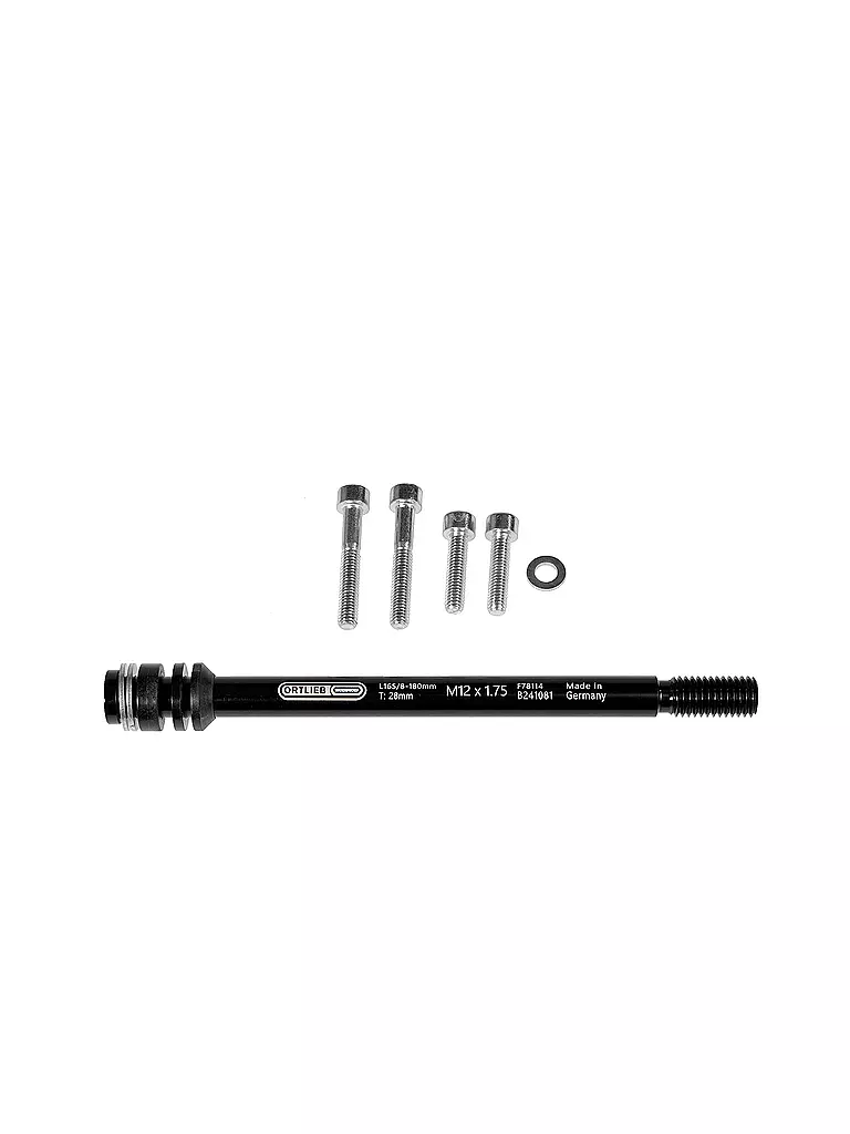 ORTLIEB | Adaptateur d'axe traversant Thru Axle M6 |