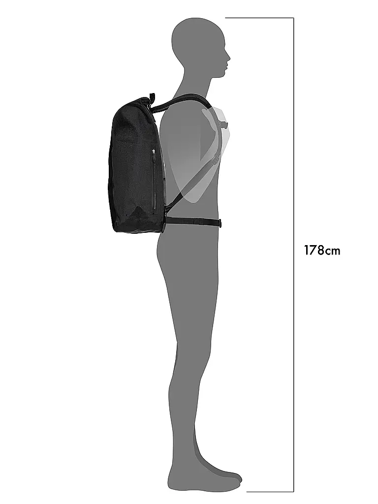 ORTLIEB | Sac à dos de vélo Velocity 29L | Noir