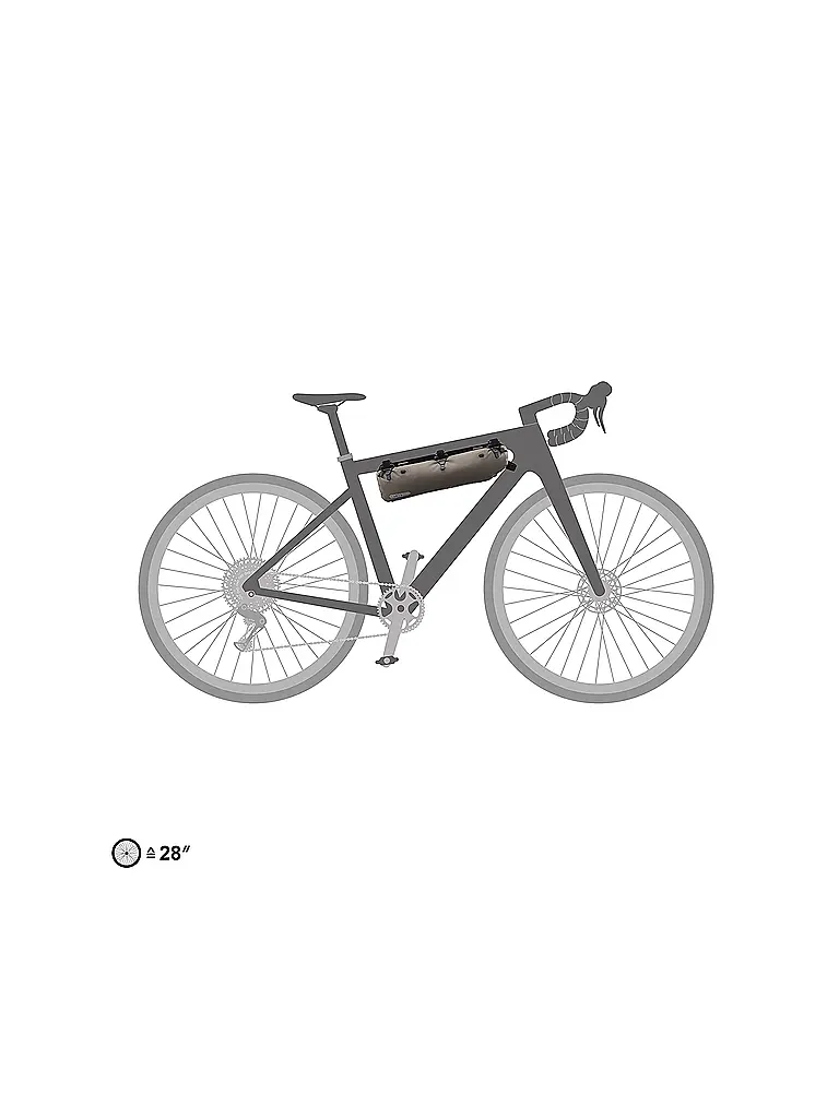 ORTLIEB | Sacoche de Cadre Frame-Pack RC Toptube 4L | Camel