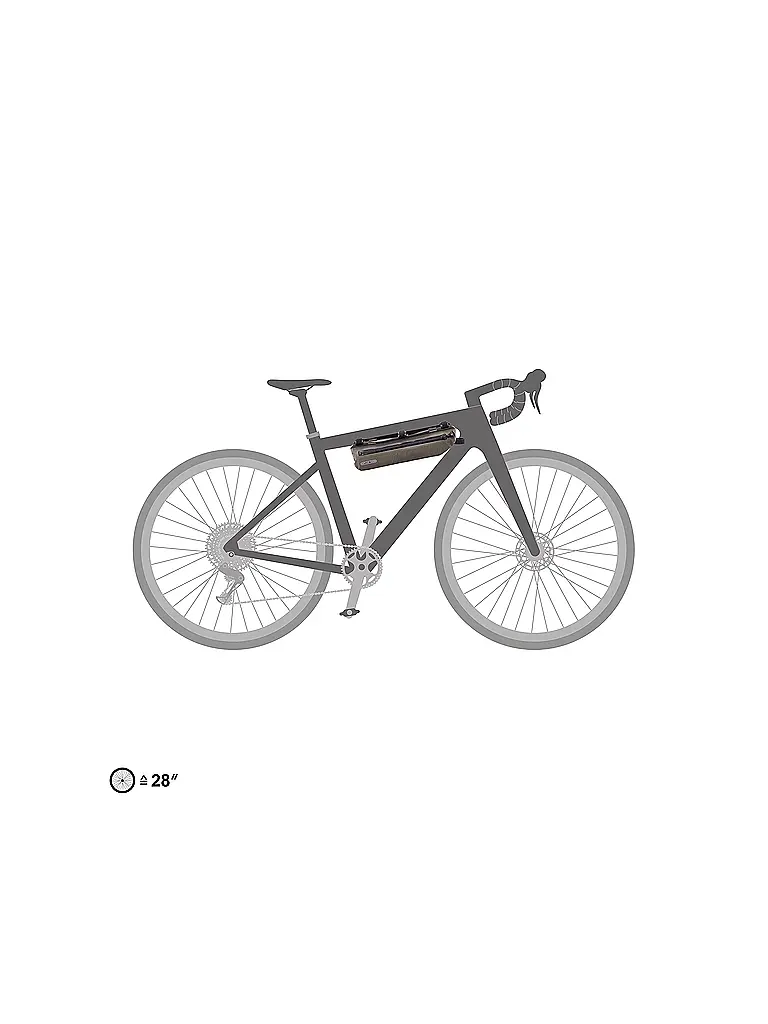 ORTLIEB | Sacoche de cadre Frame-Pack Toptube 3L | Camel