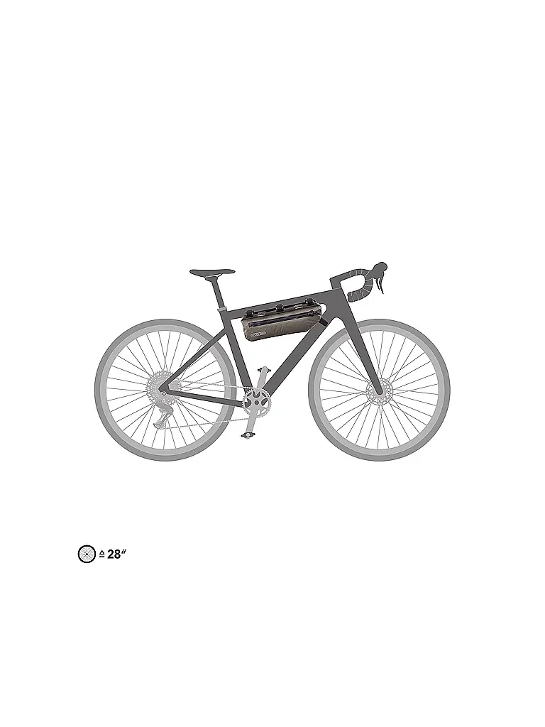 ORTLIEB | Sacoche de cadre Frame-Pack Toptube 4L | Camel