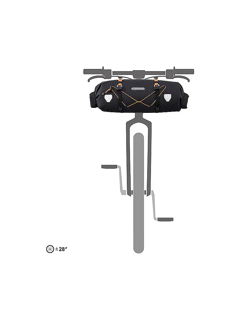 ORTLIEB | Sacoche de guidon Handlebar-Pack Flex 15L | Noir
