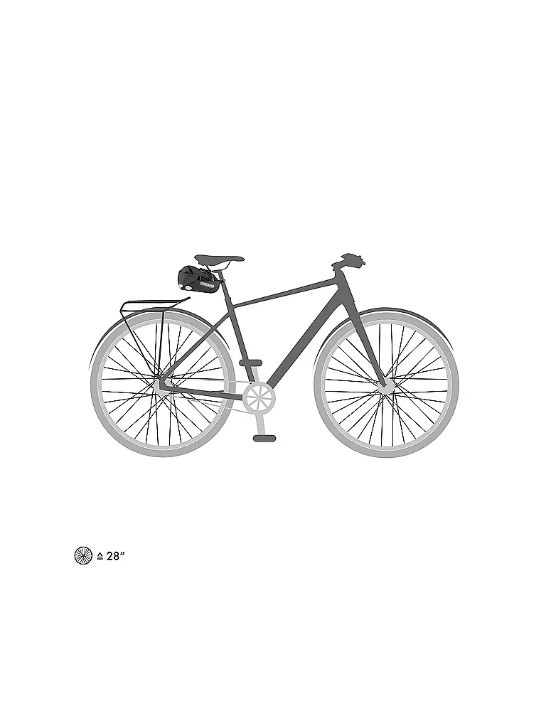 ORTLIEB | Sacoche de selle 1,6L | Noir
