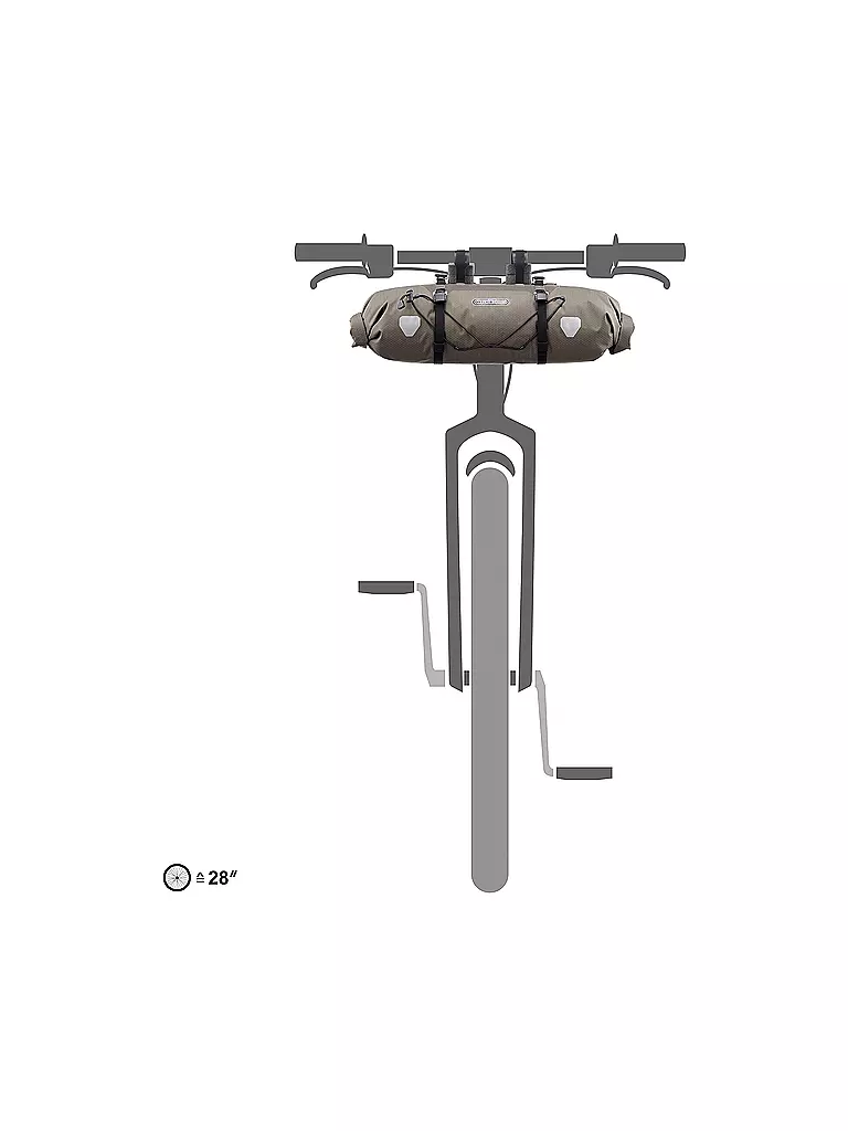 ORTLIEB | Sacoche de selle Handlebar Pack Medium 15L | Marron