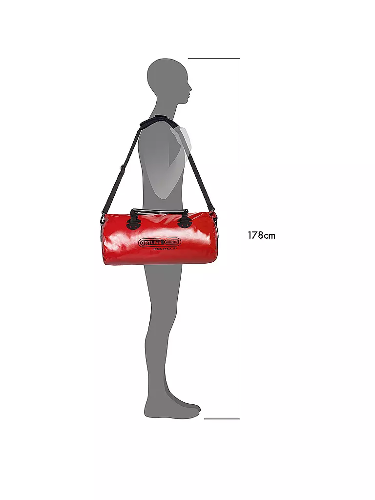 ORTLIEB | Sacoche de vélo Rack-Pack 31 litres | Rouge