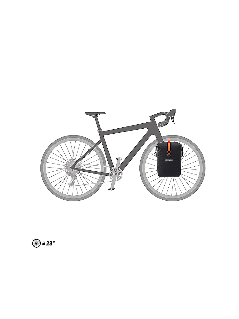 ORTLIEB | Sacoche Gravel-Pack Single 14,5L | Noir