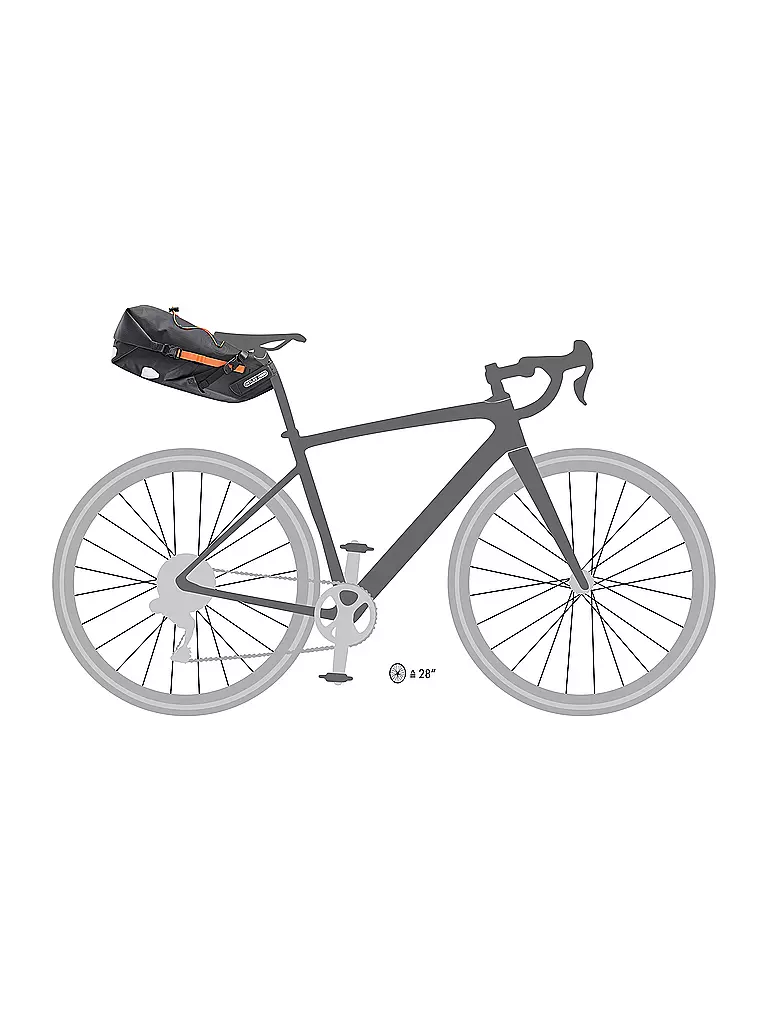 ORTLIEB | Seat-Pack Sacoche de selle Medium 11L | Noir