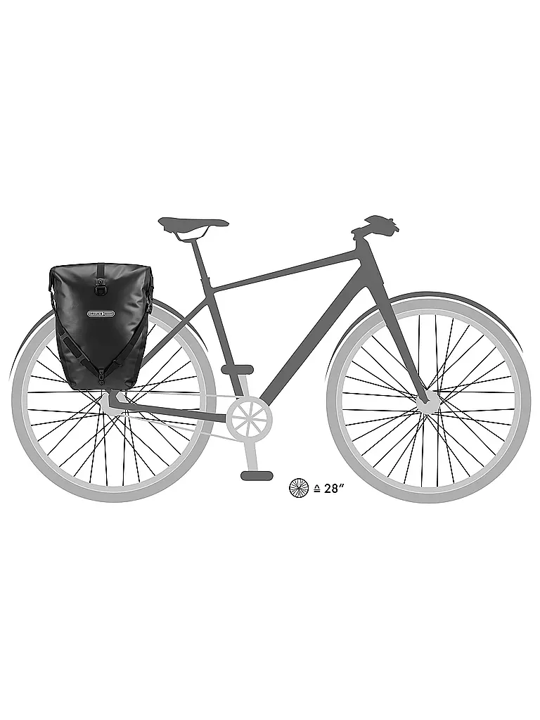 ORTLIEB | Set de sacoches Back-Roller Classic QL2.1 2 x 20L | Noir