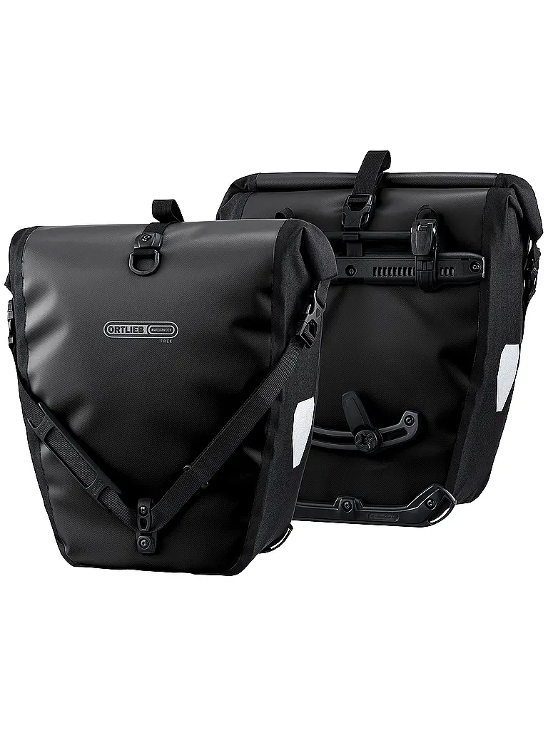 ORTLIEB | Set de sacoches de vélo Back-Roller Free 2x20L | Noir
