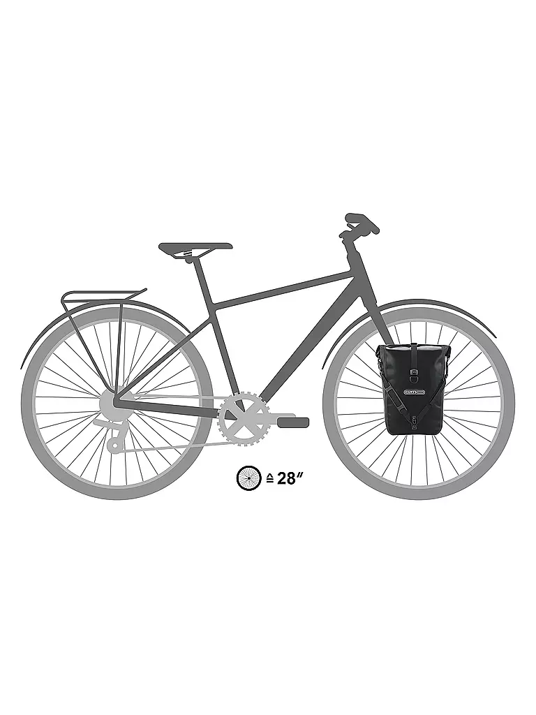 ORTLIEB | Sport-Roller Classic QL2.1 Set de sacoches 2 x 12,5L | Noir
