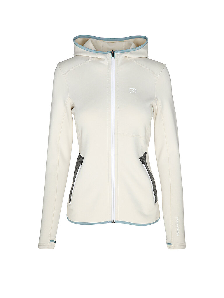 Veste à capuche en polaires blanc L