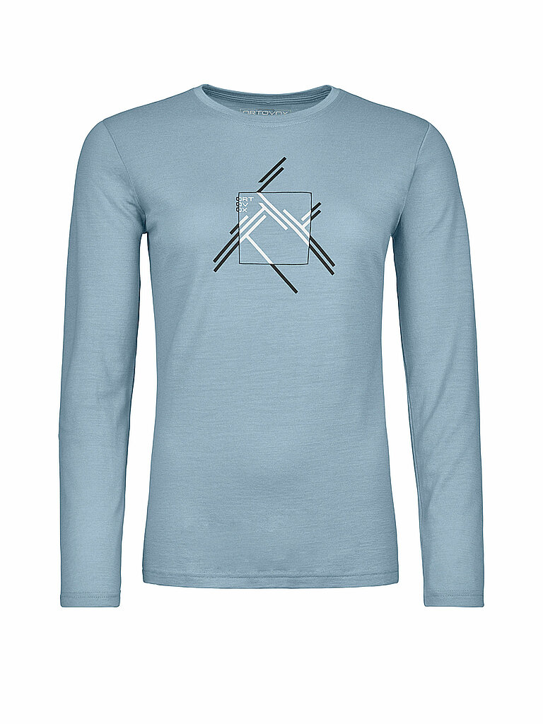 T-shirt fonctionnel MTN Coutout 185 Merino bleu clair XL