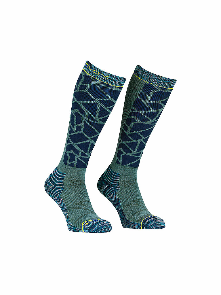 Chaussettes de ski de randonnée longuess Comp pétrole 39-41