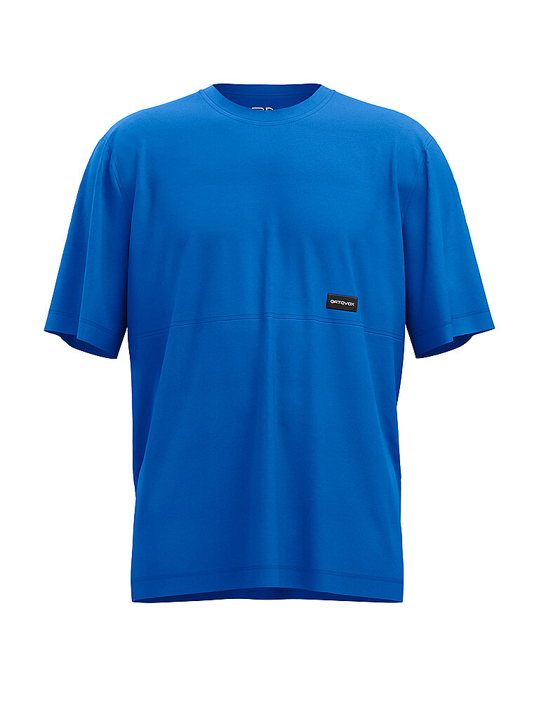 T-shirt fonctionnel Patch 185 Merino bleu M