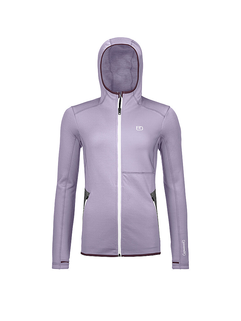 Veste à capuche en polaires violet XL