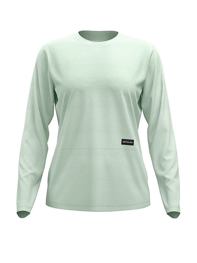 T-shirt fonctionnel Patch 185 Merino vert clair L